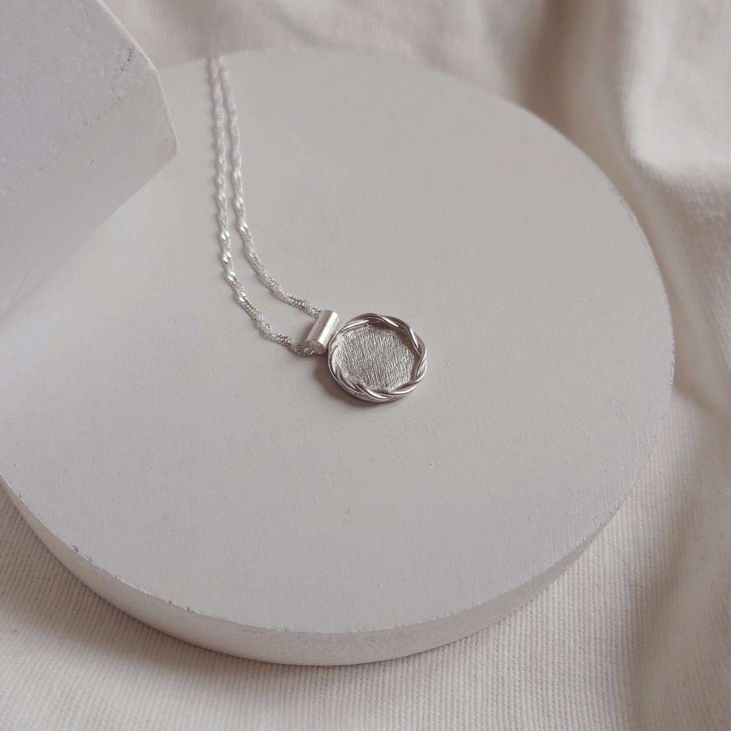 Ancient Twisted Coin Necklace