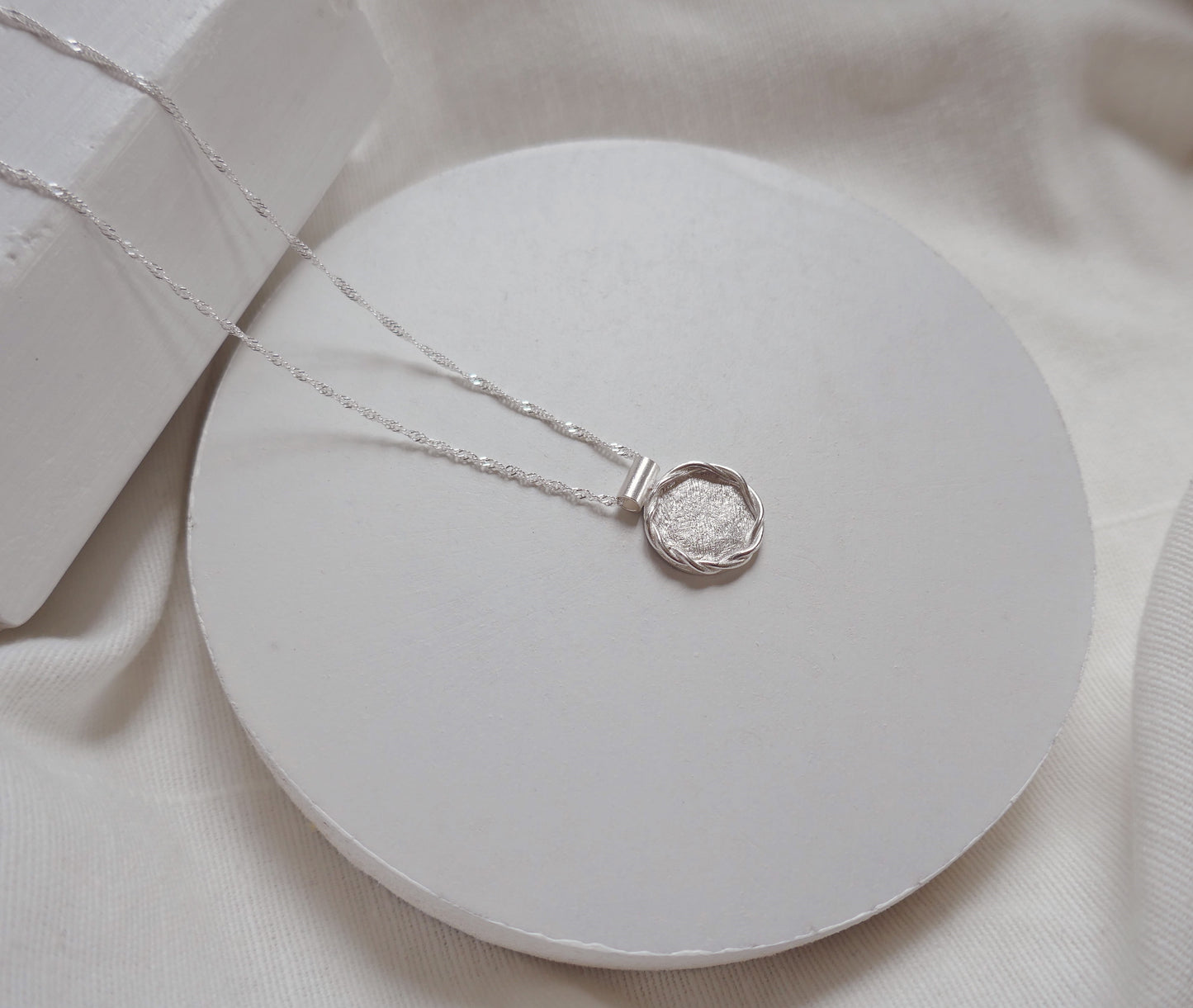 Ancient Twisted Coin Necklace