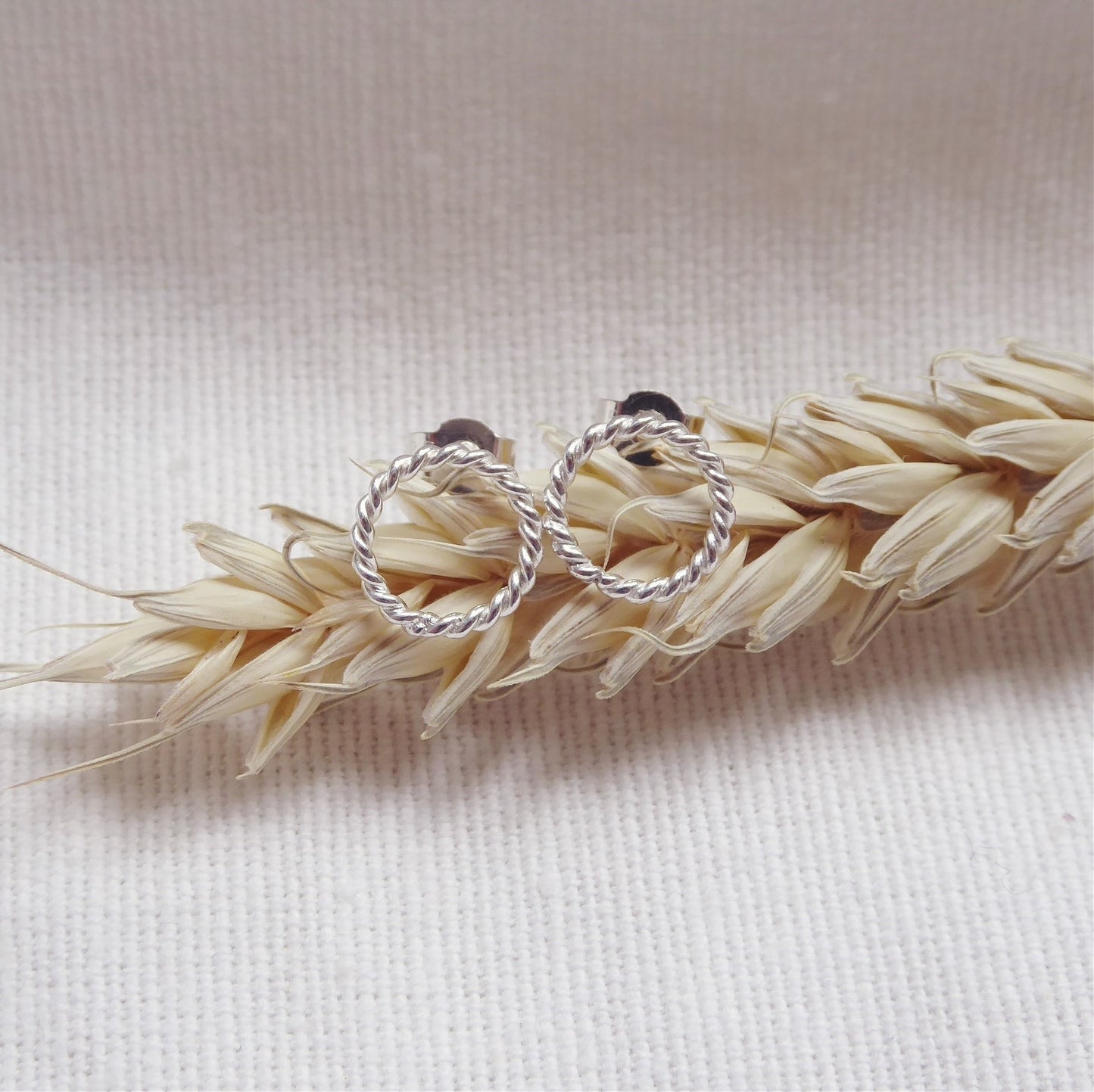 Twisted Circle Studs