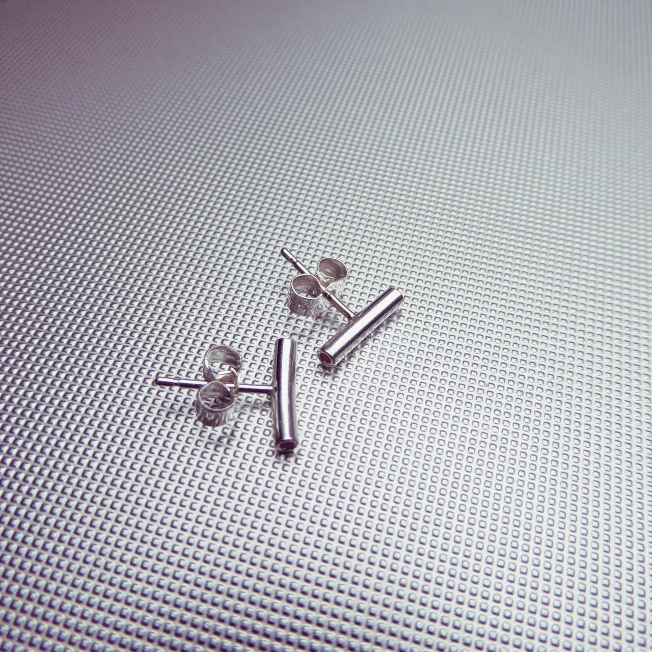 Curved Tube Earrings