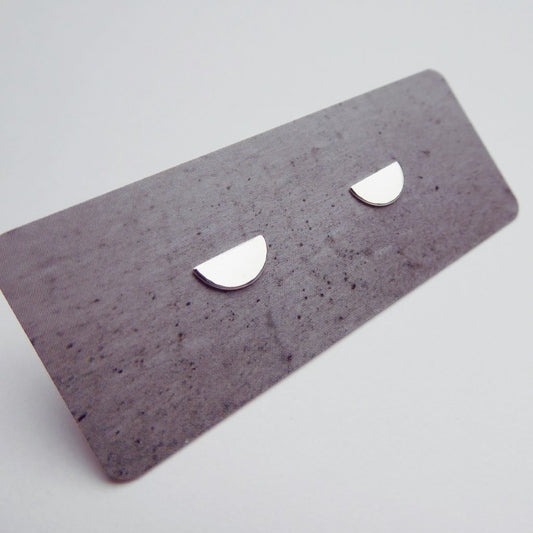 Quarter Moon Studs