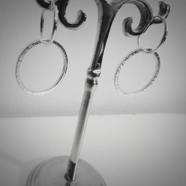 Ridge Hoop Earrings