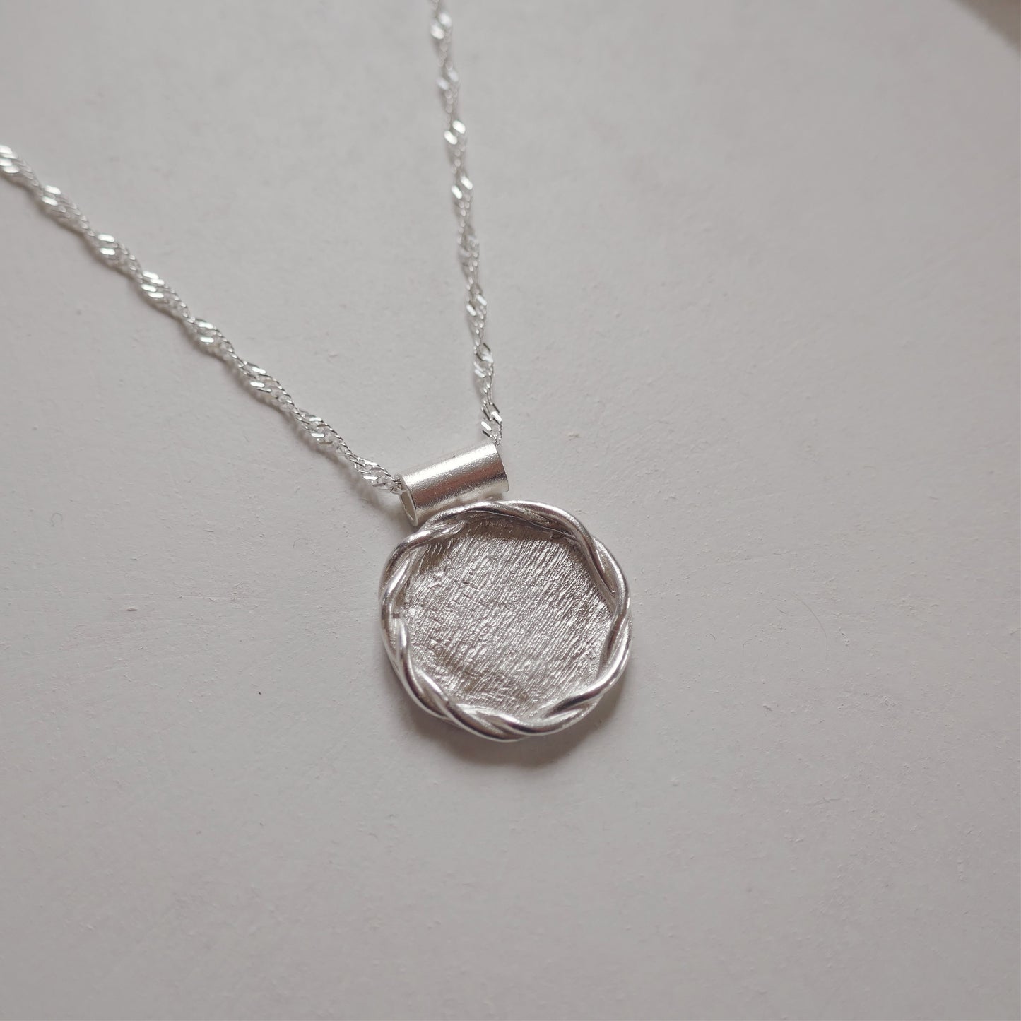 Ancient Twisted Coin Necklace