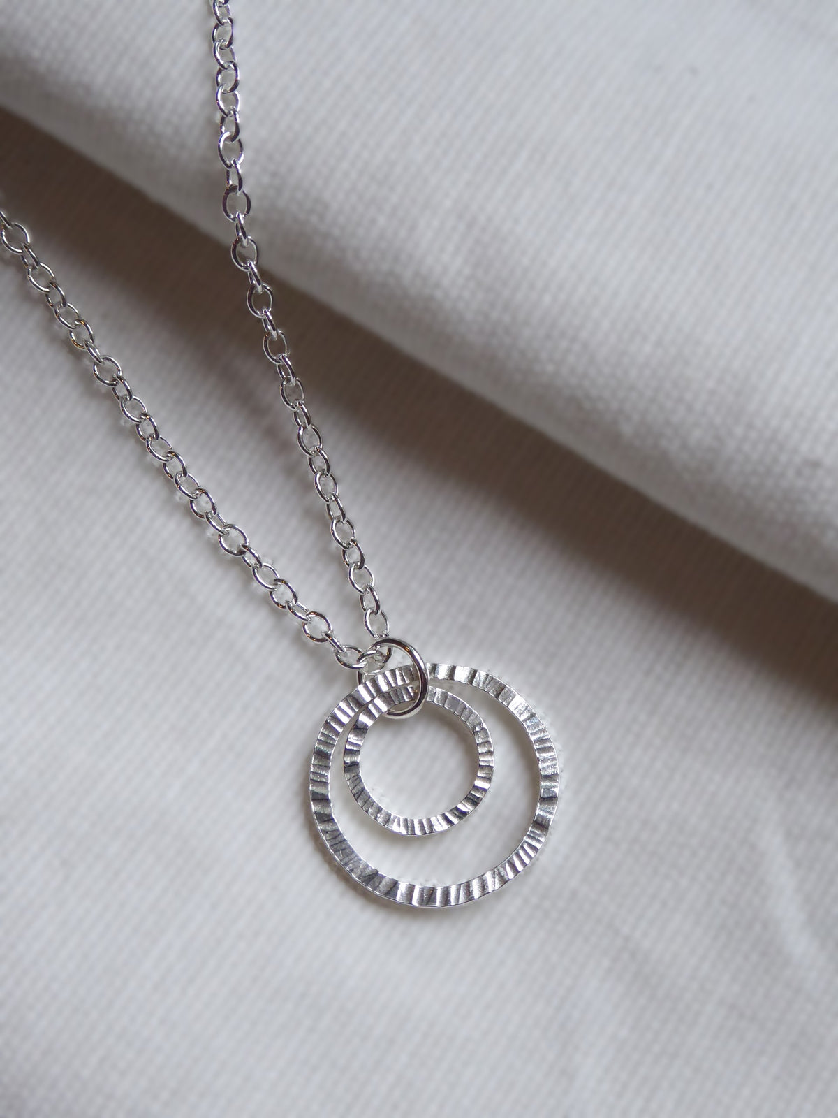 Double Circle Necklace