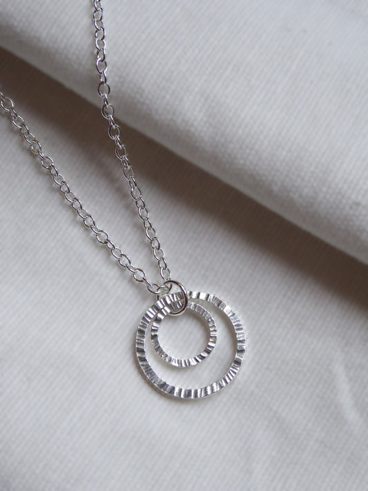 Double Circle Necklace