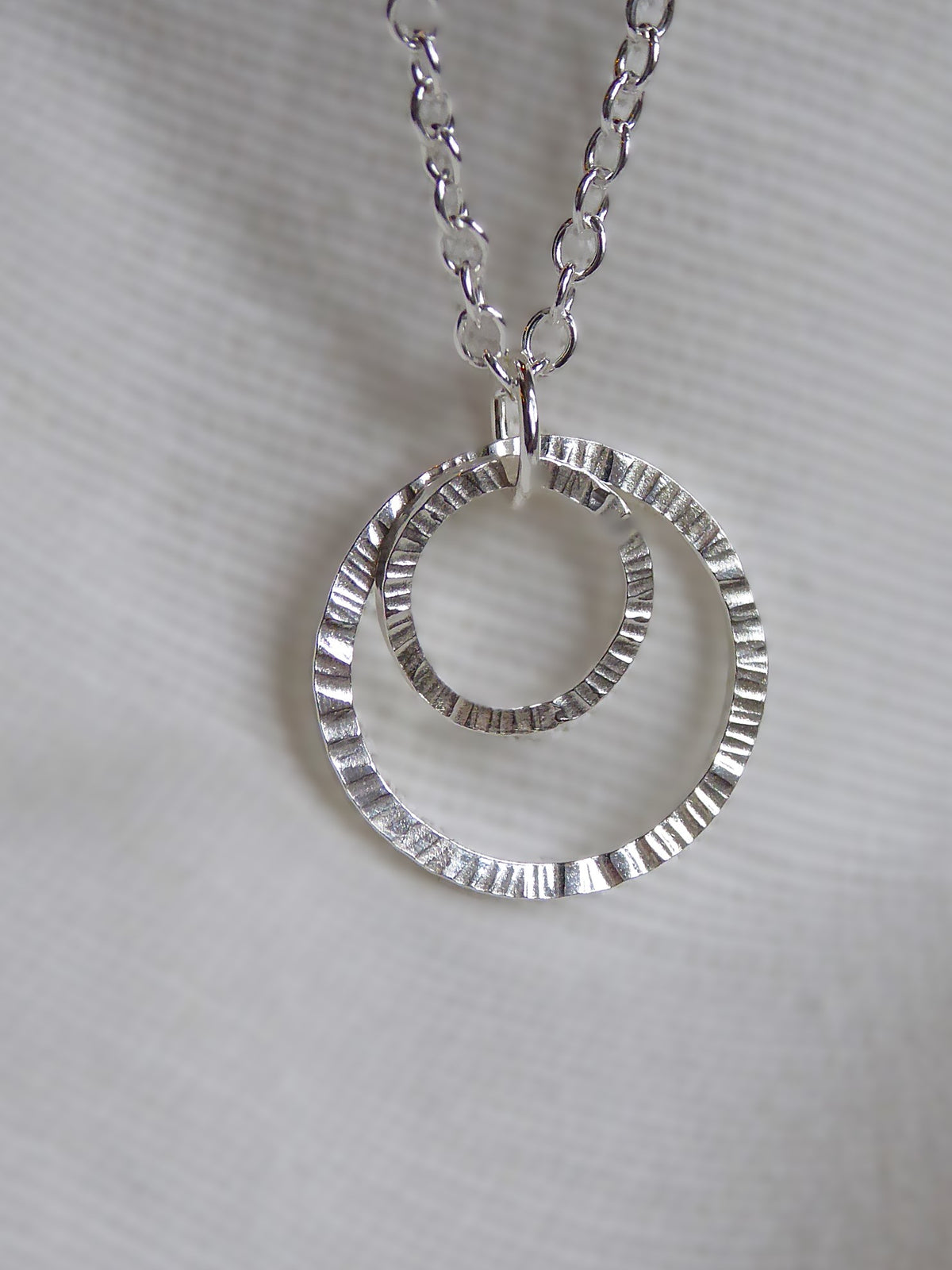 Double Circle Necklace