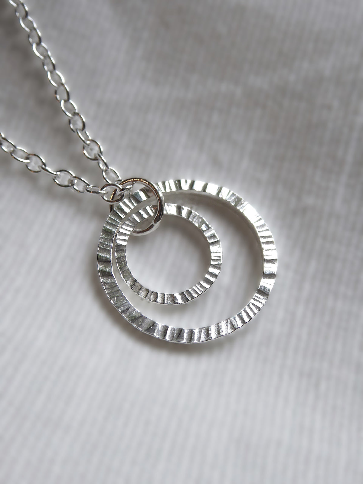 Double Circle Necklace