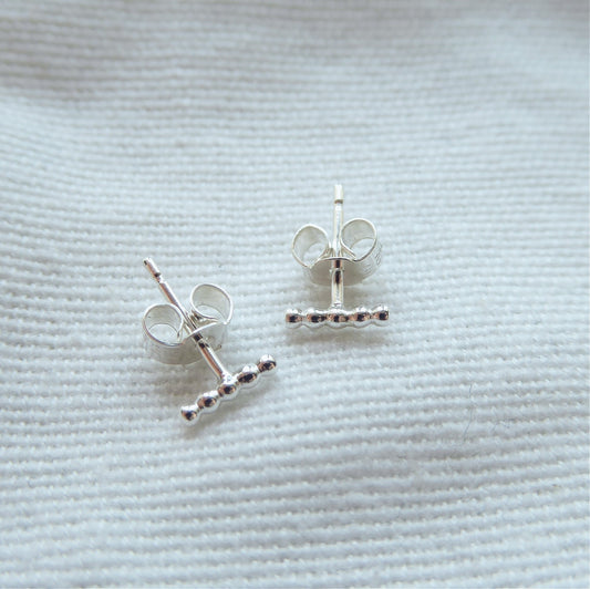 Beaded Bar Studs