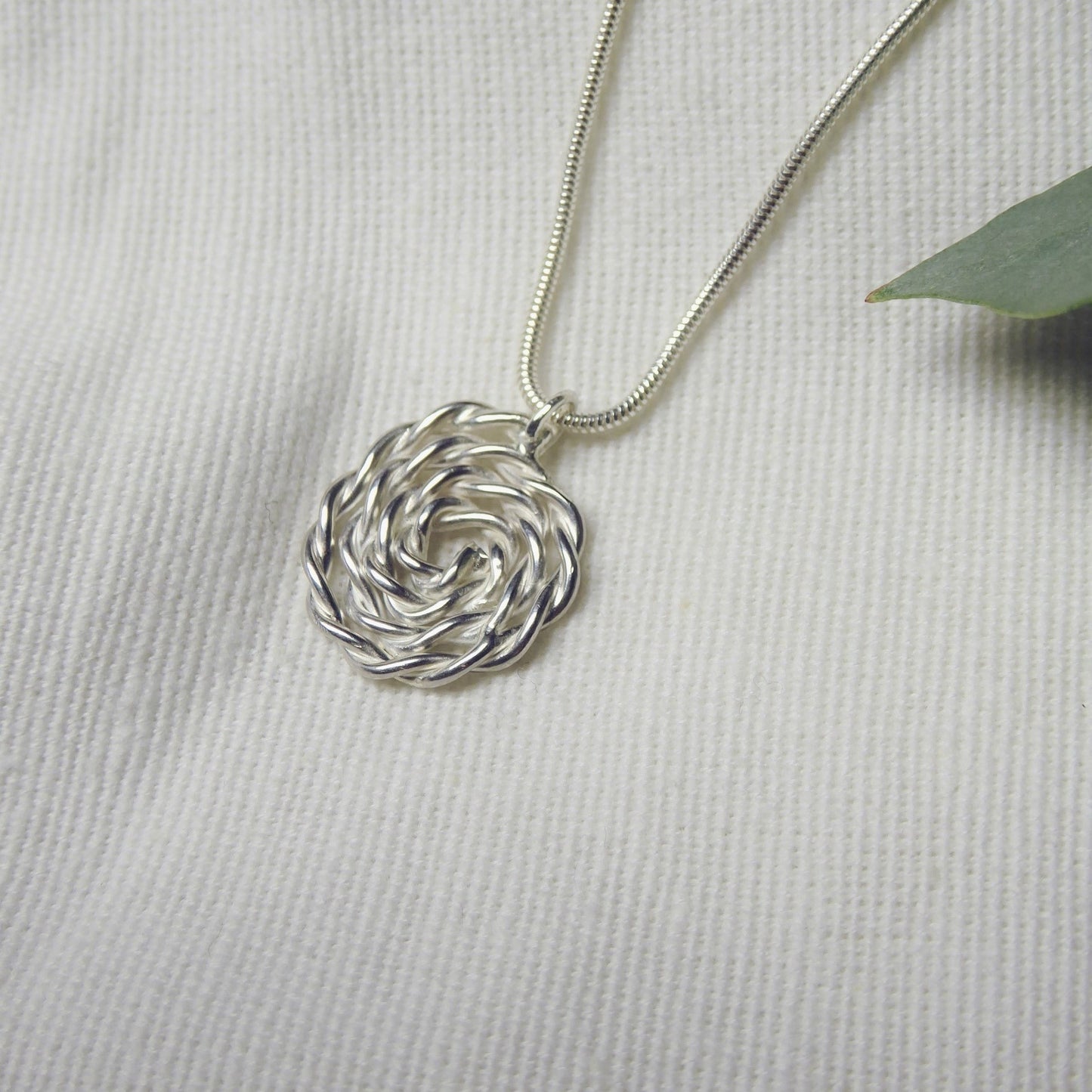 Twisted Spiral Necklace